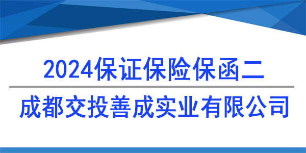 保险保函,成都交投善成实业有限公司