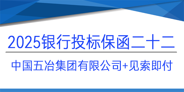 中国五冶集团有限公司,投标保函,建行保函