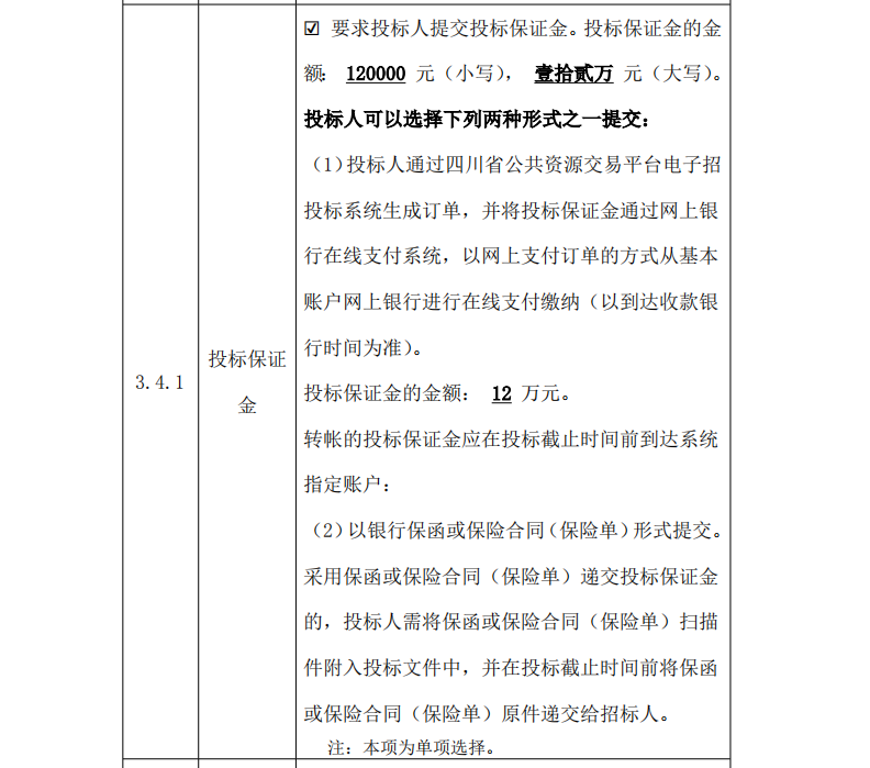投标保函